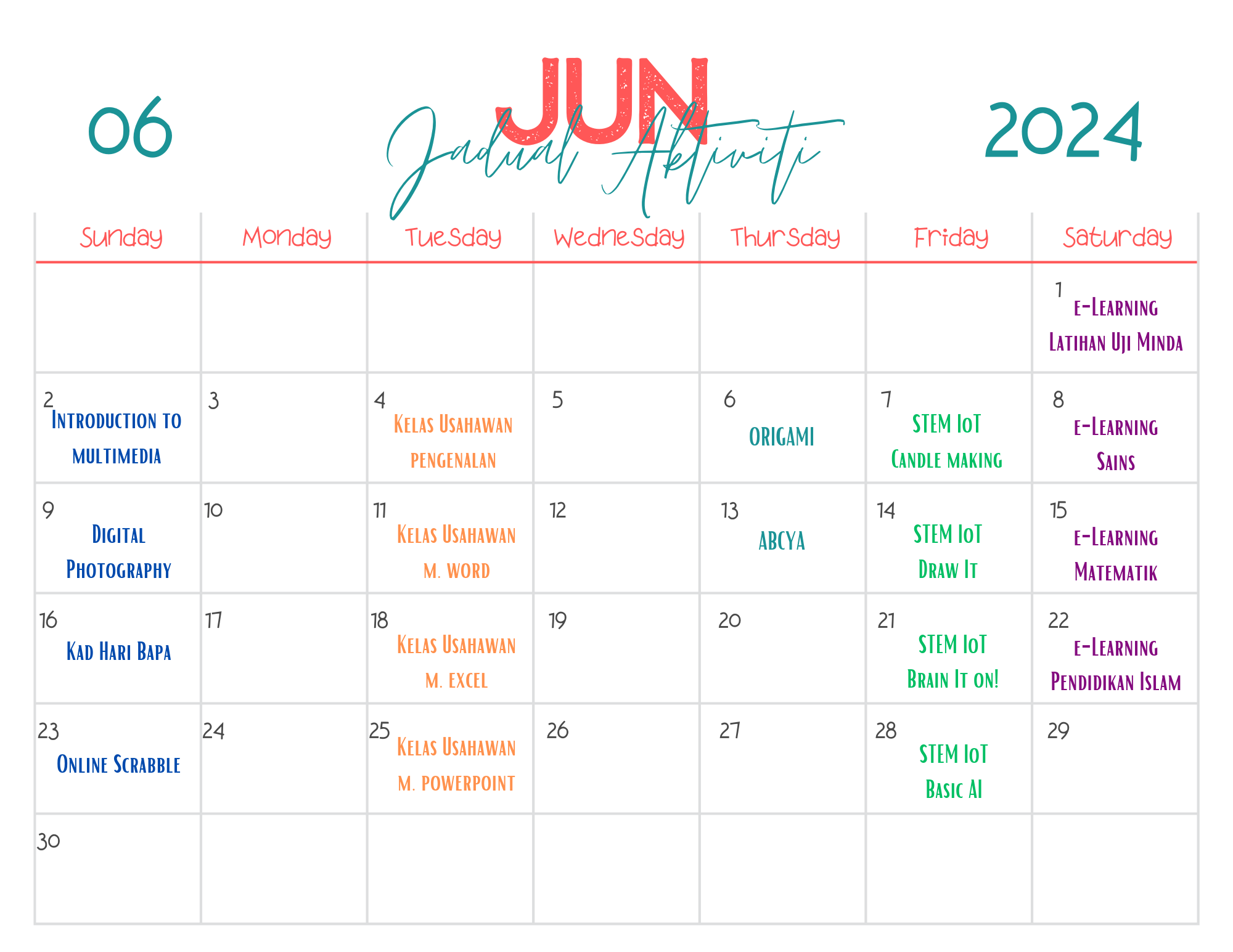 JADUAL AKTIVITI JUN 2024 1