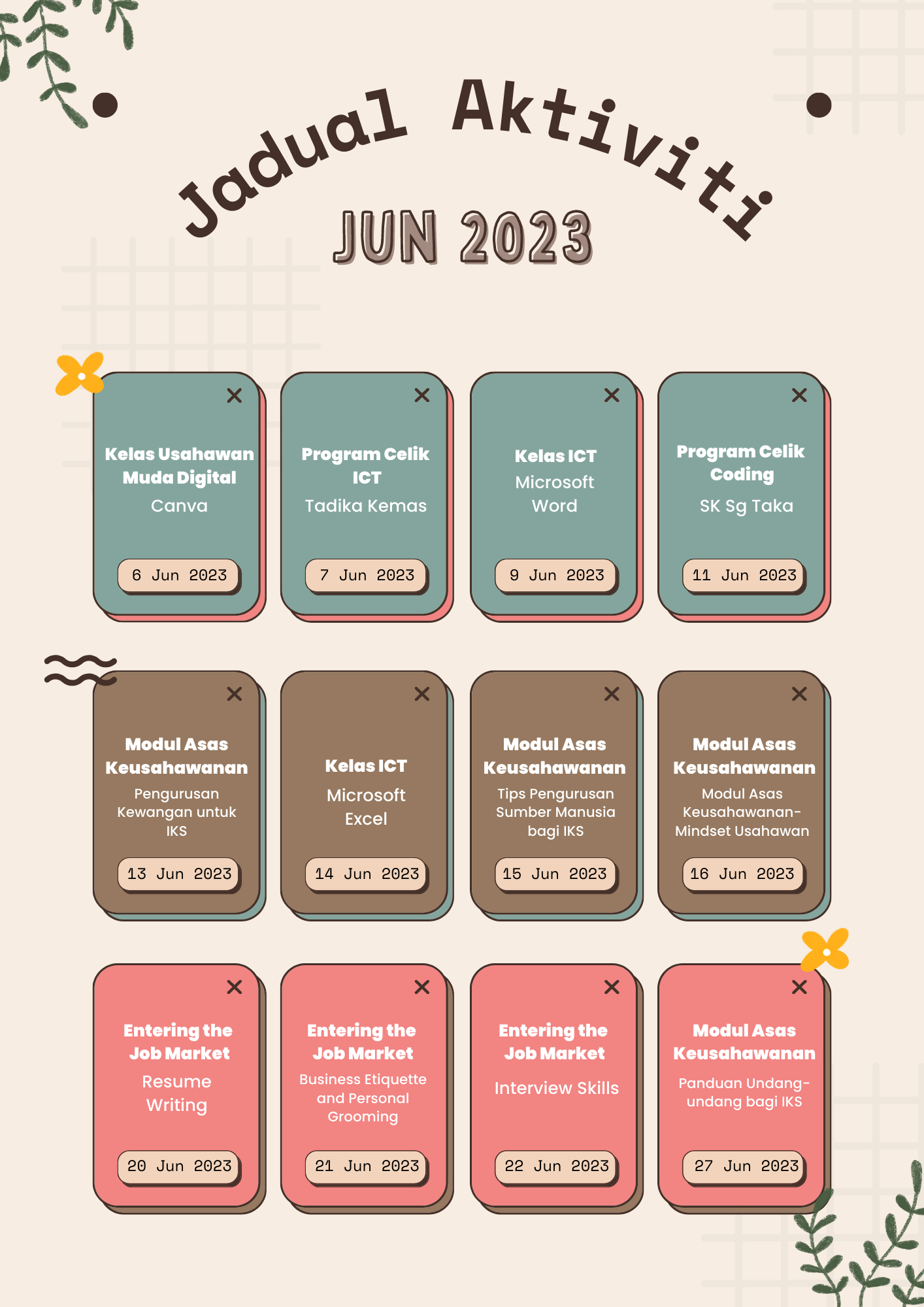 Jadual Aktiviti Jun 2023 new